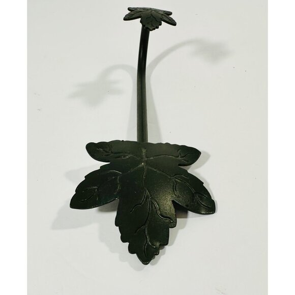 Longaberger Wrought Iron Maple Wall Leaf Hook Decorative Black Metal 72664 - Picture 7 of 9